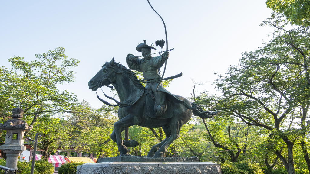 Minamoto no Yoritomo (1147–1199), the first shogun of the Kamakura Shogunate.